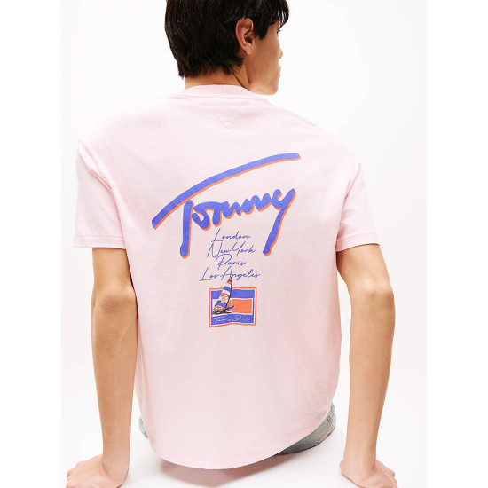 Tommy Hilfiger Ανδρική κοντομάνικη μπλούζα Back Logo Graphic Relaxed T-Shirt